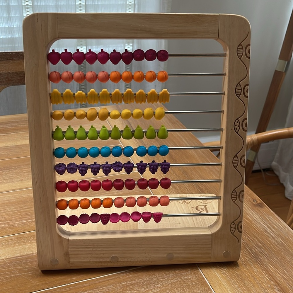 B. Toys Wooden Fruit Abacus